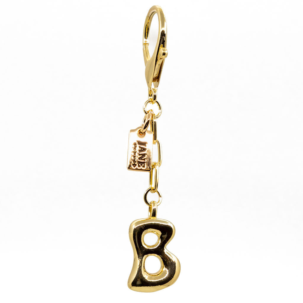 B - Bubble Letter Charm
