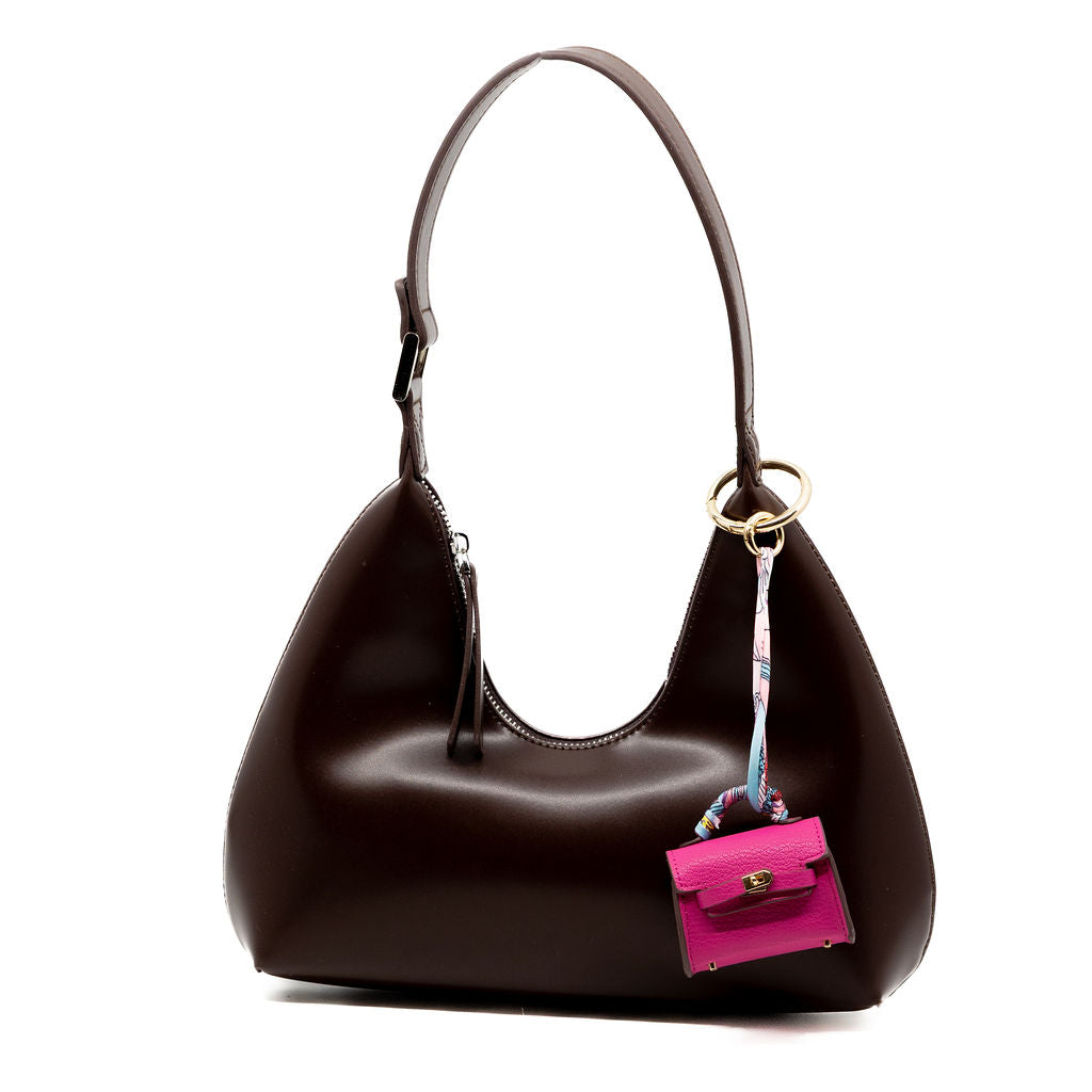 Mini Purse Charm in Pink