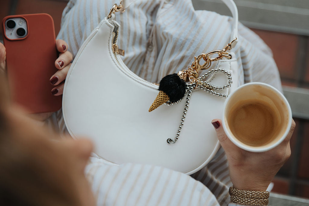 Sparkly Metal Eiffel Tower Charm