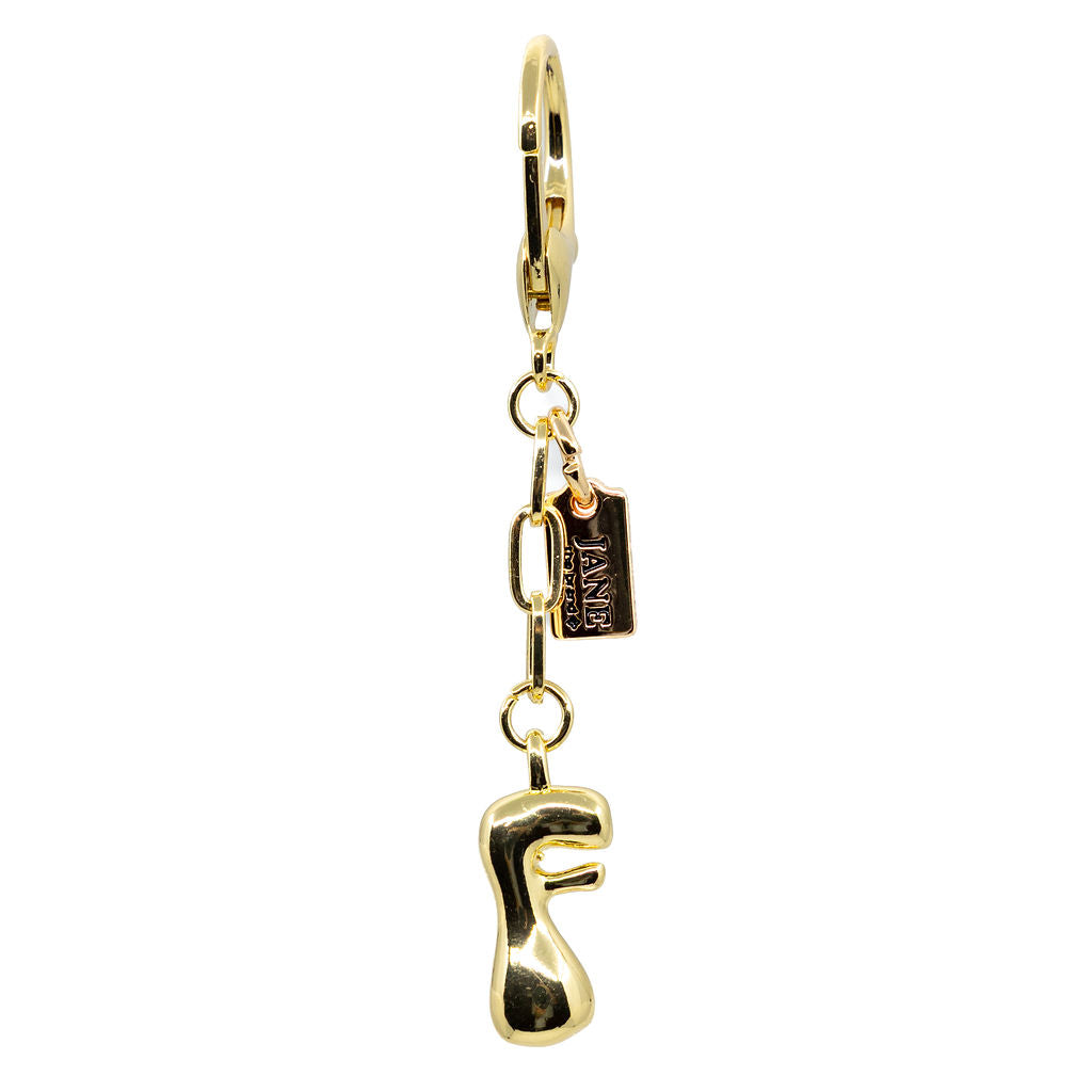 F - Bubble Letter Charm