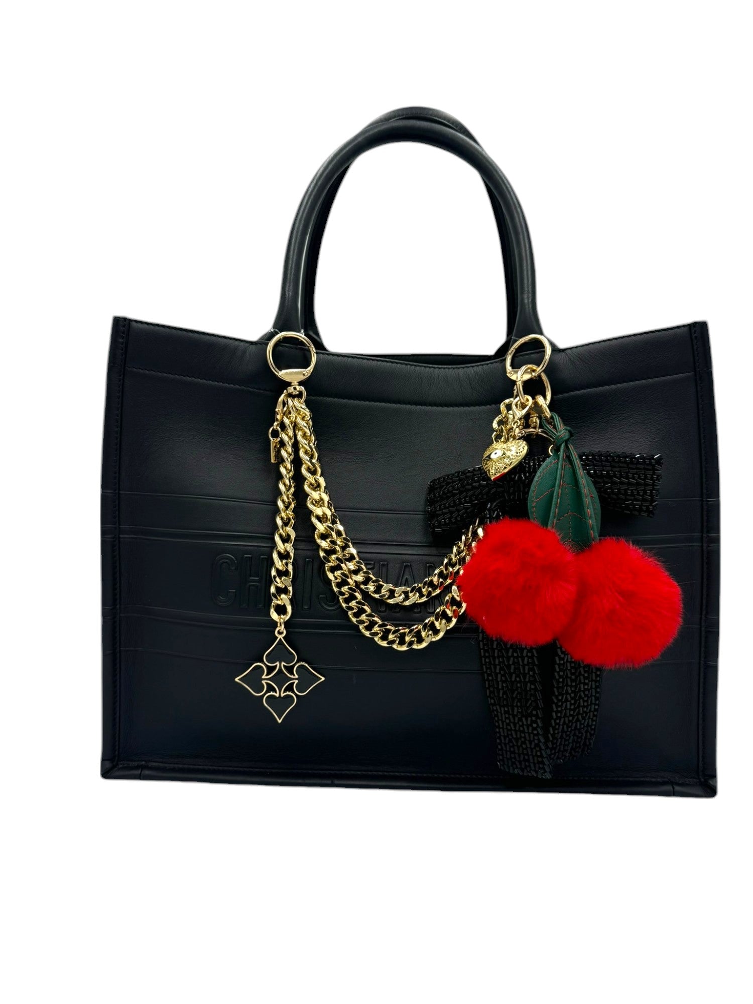 The Rachel - Fierce Purse Charms
Add a playful pop of colour with this plush red cherry pom charm. Its soft texture and vibrant hue bring a whimsical flair to your accessories, making it a delightful addition to your bag or keychain. A sweet way to express your fun-loving personality.