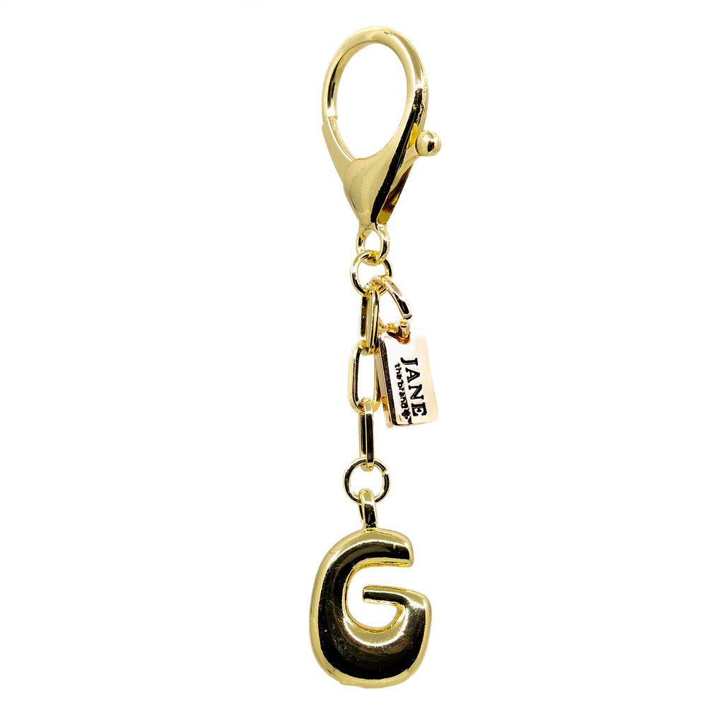 G - Bubble Letter Charm