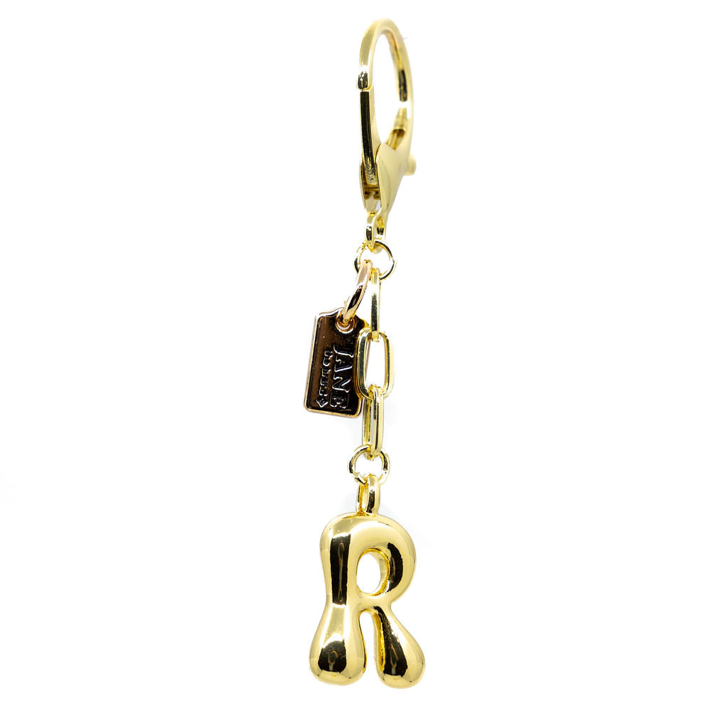 R - Bubble Letter Charm