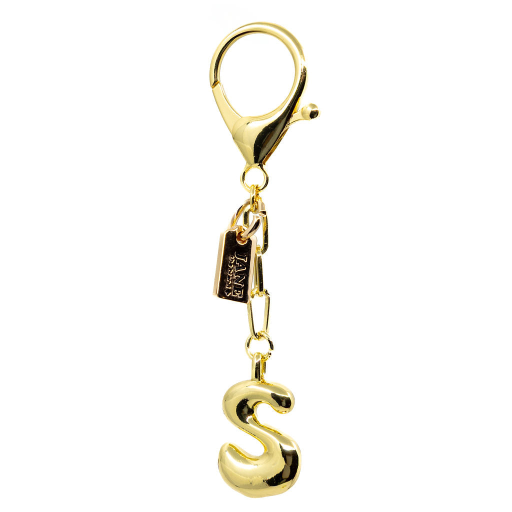 S - Bubble Letter Charm