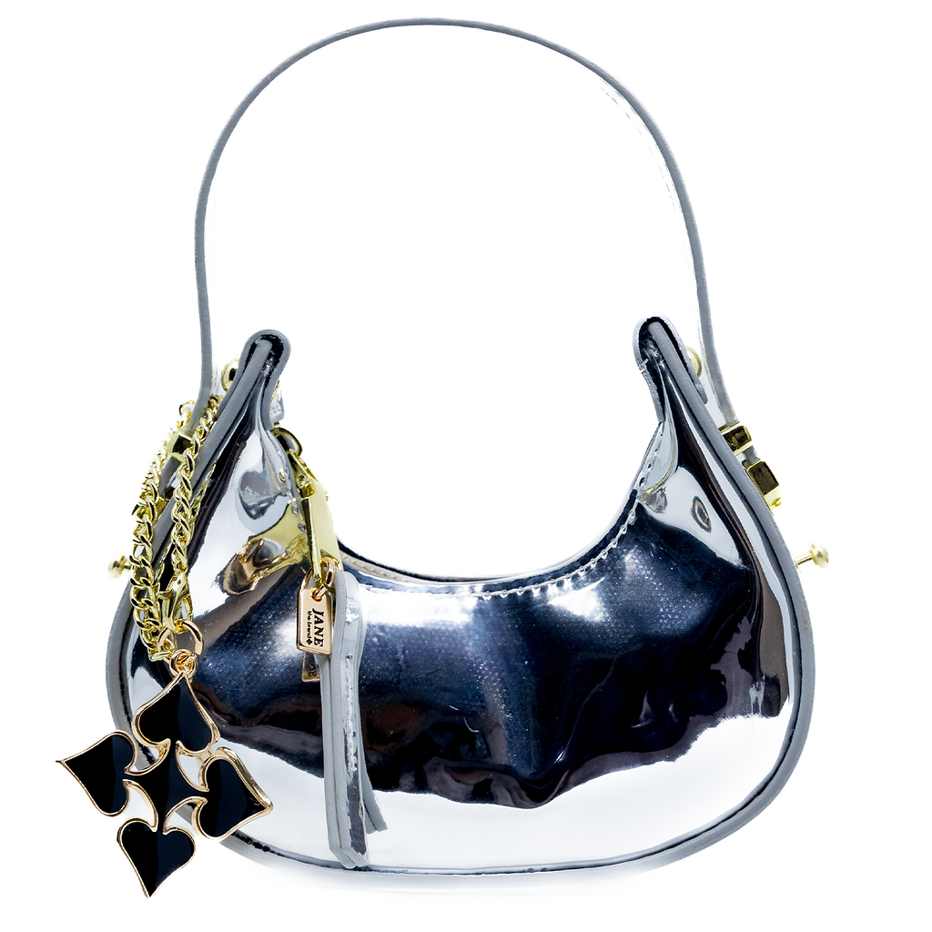 The Brittany Micro Bag Silver Designer Mini Bag Jane the