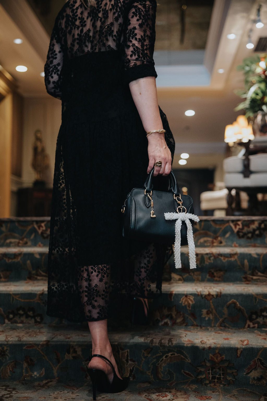 B - Bubble Letter Charm