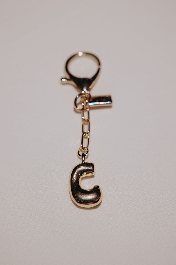 C - Bubble Letter Charm