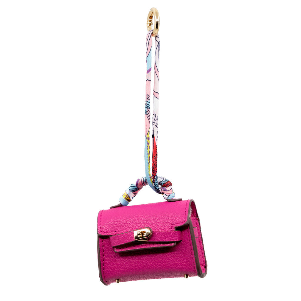 Mini Purse Charm in Pink