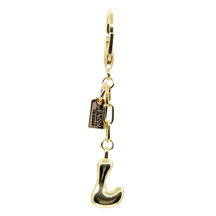 L - Bubble Letter Charm