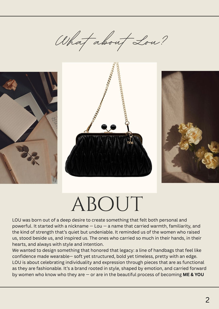 Kiss Clutch - Lou by Jane - Brown
