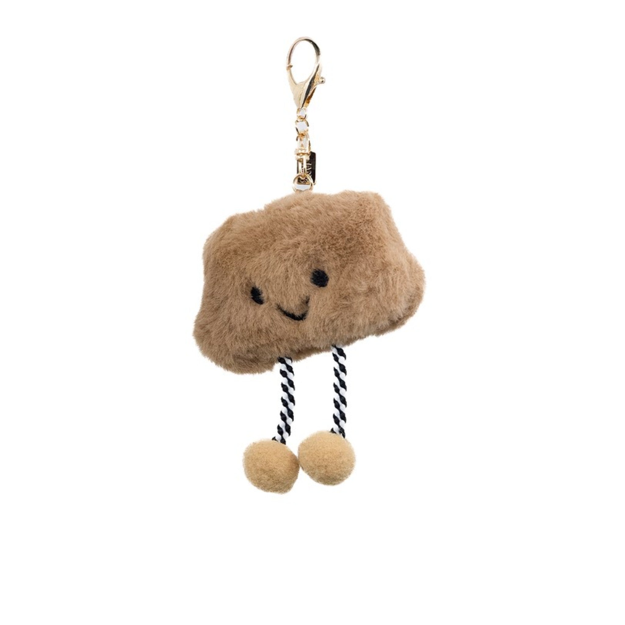 Wrap yourself in comfort with this soft and cuddly plush cloud charm. Its fluffy texture and sweet face make it the ideal companion for your bag, creating a cozy and comforting touch wherever you go. A little piece of warmth and softness, right on your accessories!