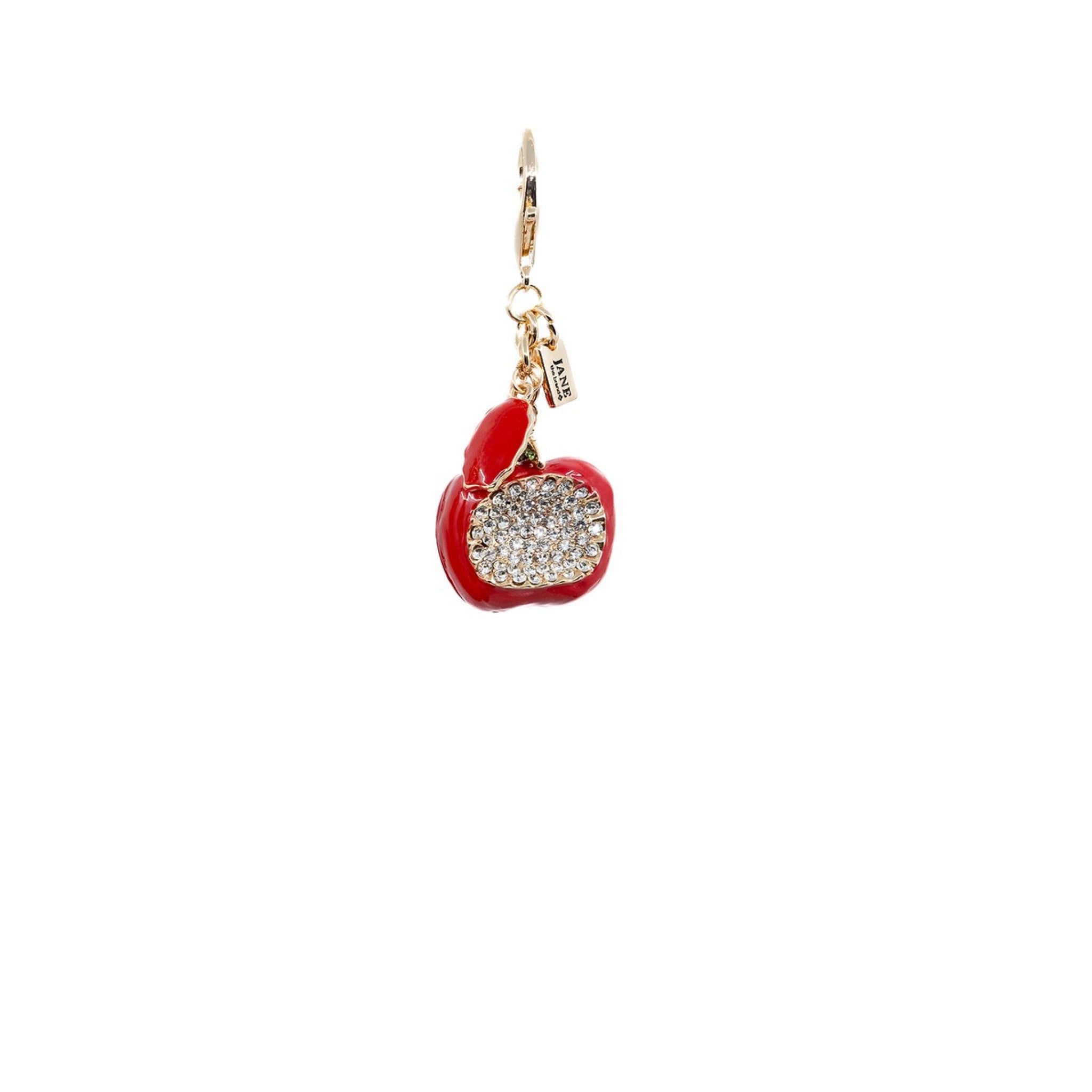 Embrace the city that never sleeps with this vibrant red apple charm. Symbolizing the energy and excitement of New York, it's a perfect addition for those who carry a piece of the Big Apple wherever they go. Purse Charm. Bag Charm