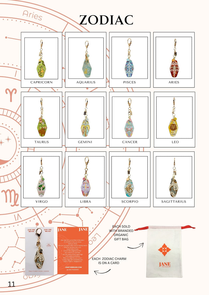 Zodiac Charm Set