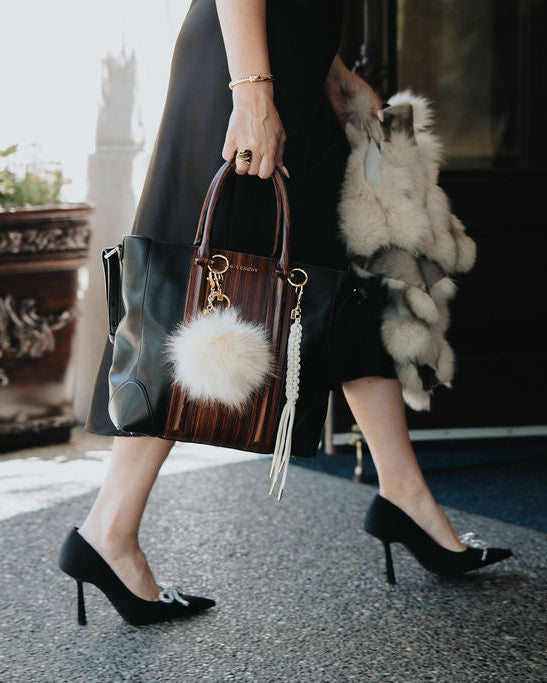 Faux Single Pom Cream